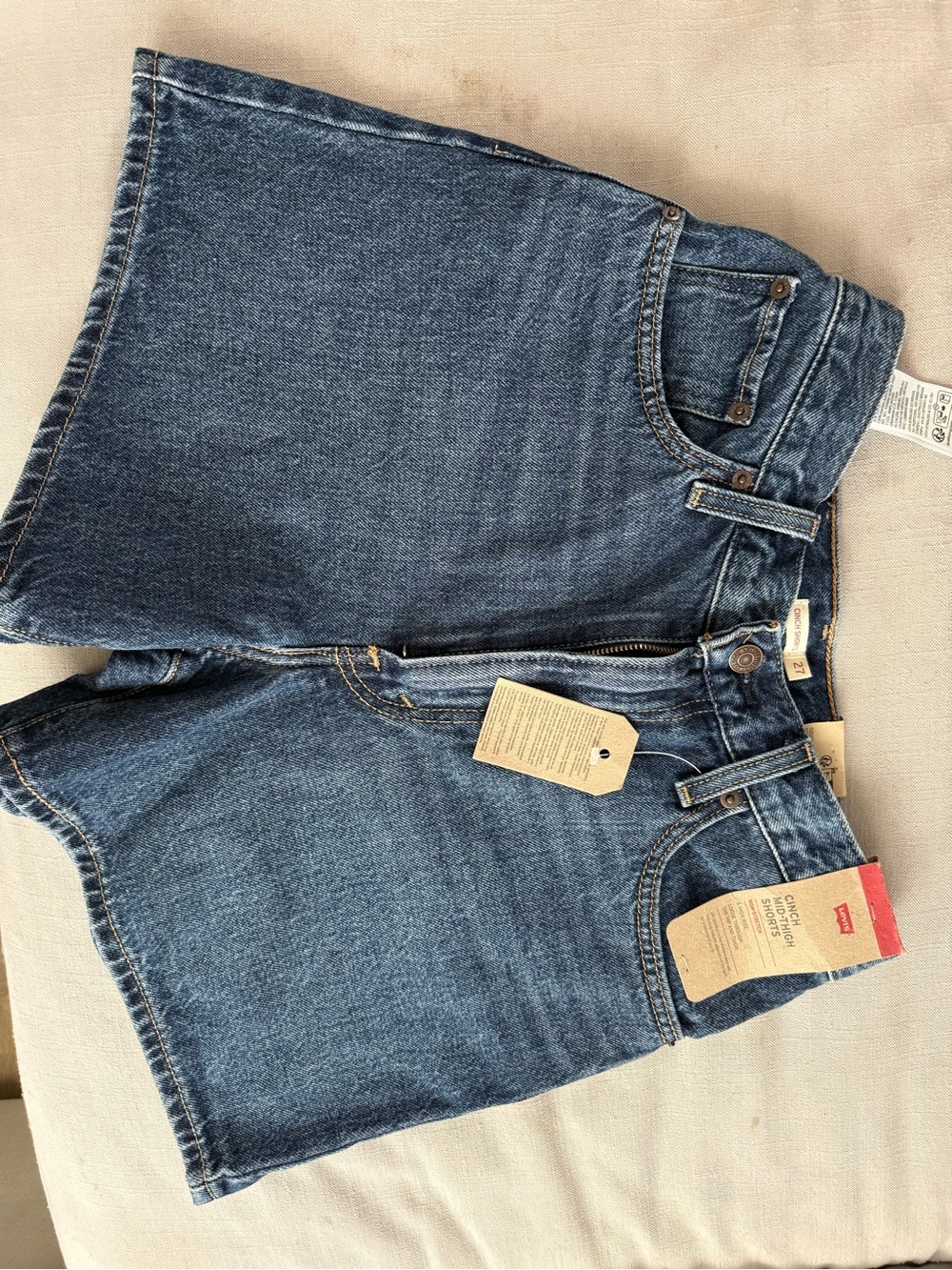 Levi's Blue Denim Women's Shorts